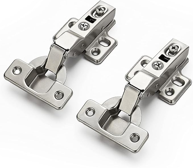 ravinte 60 件装 30 对欧洲厨房橱柜铰链,柔软封闭全覆盖橱柜门铰链